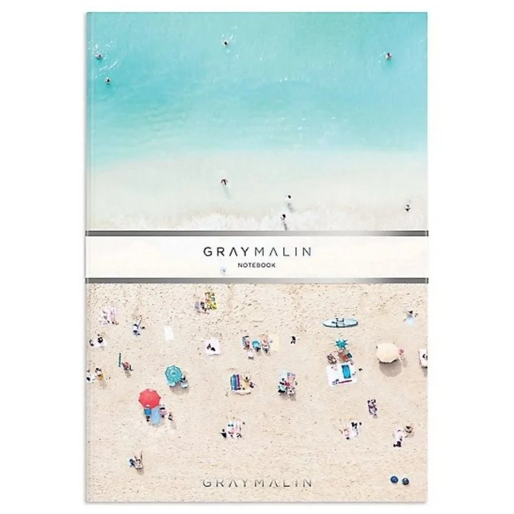 NEW Gray Malin The Hawaii A5‎ Notebook Journal Water Beach Waikiki 136 pgs Lined